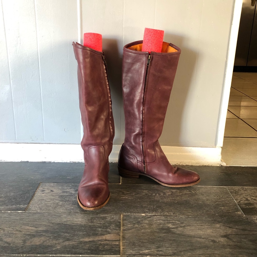 Frye leather riding boots